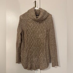 Wool cowl neck sweater